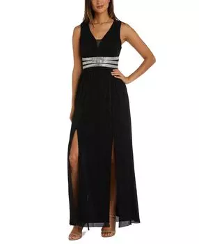 Женское блестящее платье с украшением на талии R &amp; M Richards