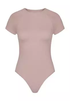 Женское боди Ever Infused с круглым вырезом и короткими рукавами sloggi, цвет Foggy Mauve