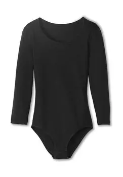 Женское боди, рукав 3/4 Natural Comfort CALIDA, цвет Schwarz Xxs