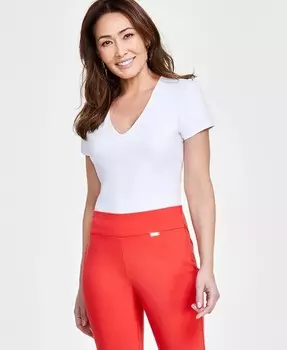 Женское боди с V-образным вырезом I.N.C. International Concepts, белый