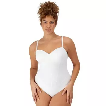 Женское боди-стринги Maidenform Firm Control с коррекцией живота в форме сердца DMS131, белый