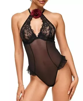 Женское боди Toni нижнее белье Adore Me, черный