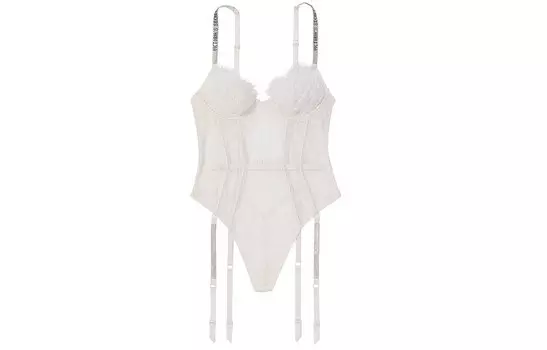 Женское боди Victoria's Secret, цвет Coconut white