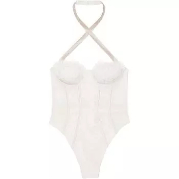 Женское боди Victoria's Secret, цвет Coconut white