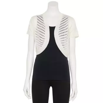 Женское болеро Robbie Bee без рукавов, белый