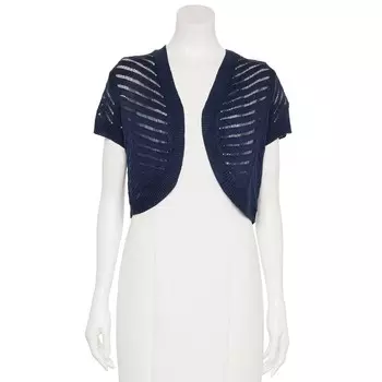 Женское болеро Robbie Bee без рукавов, темно-синий