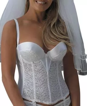 Женское бюстье без бретелек Carnival, цвет White