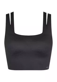 Женское бюстье без косточек с широкими бретелями Zero Feel Flow sloggi, черный
