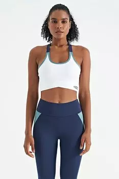 Женское бюстье приталенного кроя с ремешками на спине белого цвета TOMMYLIFE