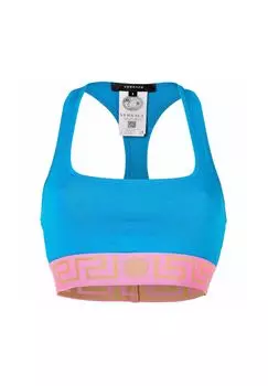 Женское бюстье - ТОПЕКА, нижнее белье, бралетт, натуральный хлопок, бистрейч VERSACE, цвет Blau Rosa