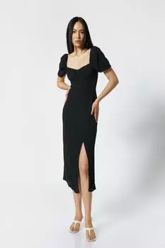 Женское черное платье Koton, розовый