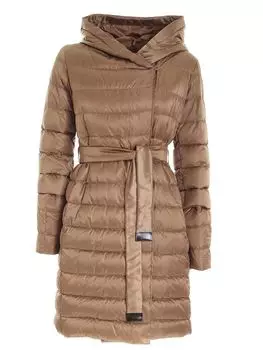 Женское длинное пальто Novef Brown Reversible Duted Coat MAX MARA