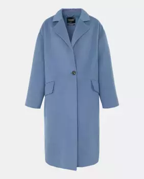 Женское длинное пальто ручной работы Tintoretto, цвет 410 Azul Claro