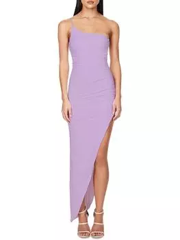 Женское длинное платье макси с оборками NOOKIE, цвет lilac