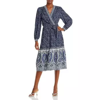 Женское длинное платье миди Andie с завязкой на талии Kobi Halperin, цвет Midnight Blue Multi