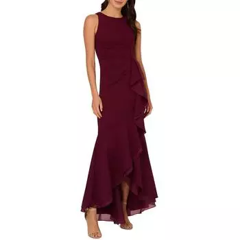 Женское длинное вечернее платье без рукавов Adrianna Papell