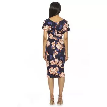 Женское драпированное платье-футляр ALEXIA ADMOR Naomi ALEXIA ADMOR, черный