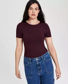 Женское двухслойное боди с круглым вырезом And Now This, фиолетовый