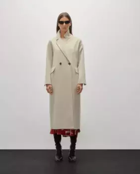 Женское двустороннее пальто Woman Limited El Corte Ingls, слоновая кость