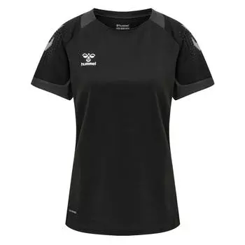 Женское джерси Hmllead S/S Poly Jersey Женское джерси S/S женское HUMMEL, черный