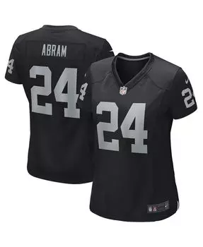 Женское джерси johnathan abram black las vegas raiders game джерси Nike, черный