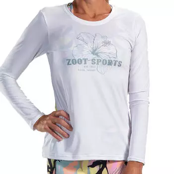 Женское джерси с коротким рукавом LTD Беговая футболка с длинным рукавом - Mahalo ZOOT, белый