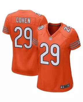 Женское джерси tarik cohen orange chicago bears game джерси Nike