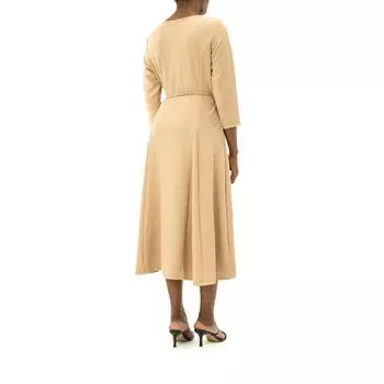 Женское фактурное платье миди Nina Leonard Sylvia Nina Leonard, черный