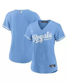 Женское голубое джерси с альтернативной копией логотипа команды Kansas City Royals Nike