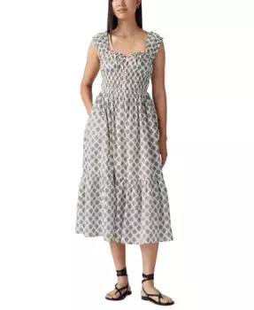 Женское хлопковое платье макси Amaya с ярусами Levi's, мультиколор