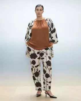 Женское кимоно на подкладке с принтом Couchel, белый