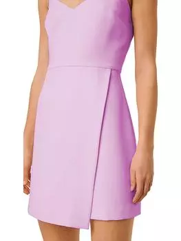 Женское коктейльное мини-платье Whisper French Connection, розовый/фиолетовый