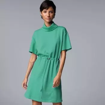 Женское короткое платье на завязках Simply Vera Vera Wang, цвет alpine frost