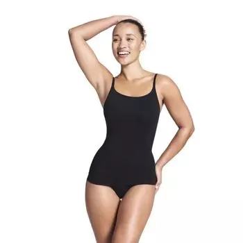 Женское корректирующее белье с легким эффектом, сглаживающее недостатки, топ 10482r Red Hot By Spanx, цвет very black