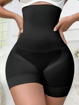 Женское корректирующее белье, завышенная талия, черный