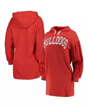 Женское красное потертое платье Tri-Blend в винтажном стиле с эффектом потертости Georgia Bulldogs Game Winner Gameday Couture, красный