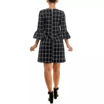 Женское креповое платье с объемными рукавами Nina Leonard Nina Leonard