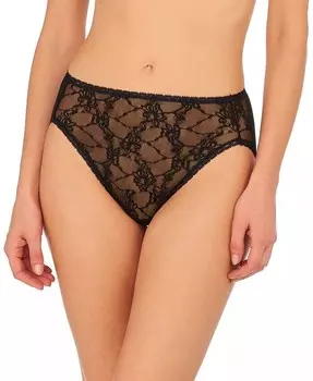 Женское кружевное нижнее белье французского кроя Bliss Allure, один размер, 772303 Natori, черный