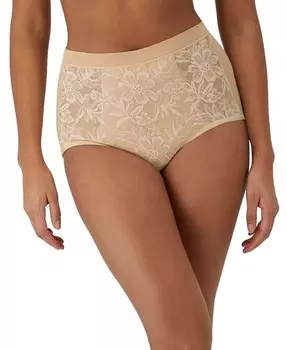 Женское кружевное нижнее белье с высокой посадкой и дышащим рисунком DFCLBF Bali, белый