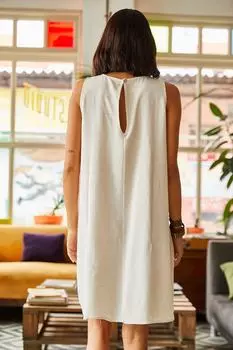 Женское льняное платье Stone A Form Olalook, бежевый