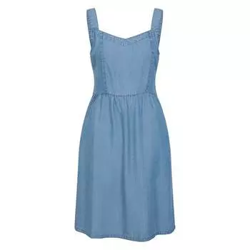 Женское летнее платье миди из шамбре Mountain Warehouse, синий