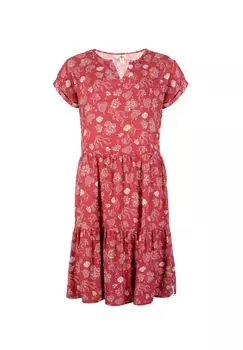 Женское летнее платье Water World с многоярусным эффектом и V-образным вырезом ROADSIGN australia, красный