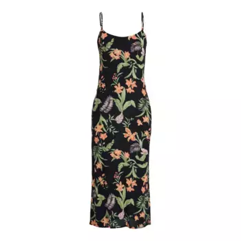 Женское макси-платье Roxy Rainbow Shores, черный