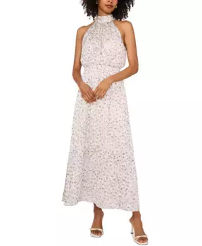 Женское макси-платье с запахом на шее Vince Camuto, слоновая кость/кремовый