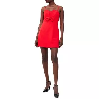 Женское мини-платье без бретелек для вечеринки French Connection, цвет royal scarlet