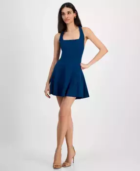 Женское мини-платье Charlie с квадратным вырезом RACHEL Rachel Roy, синий