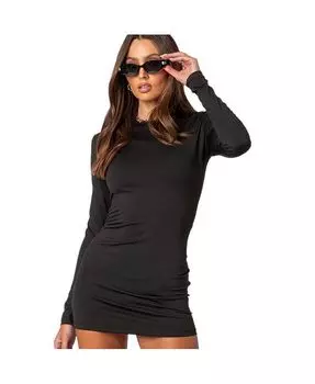 Женское мини-платье Cindy со шнуровкой Edikted, черный