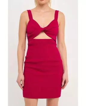 Женское мини-платье из мягкого плиссированного переплета endless rose