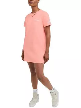 Женское мини-платье-рубашка с коротким рукавом Champion, цвет sugar peach