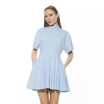 Женское мини-платье с расклешенным лифом Alexia Admor, цвет sky blue